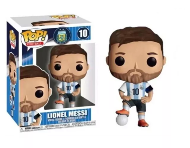 Funko Pop!Football 10#Lionel Messi Exclusive Vinyl Action Figures Model Toy Gift