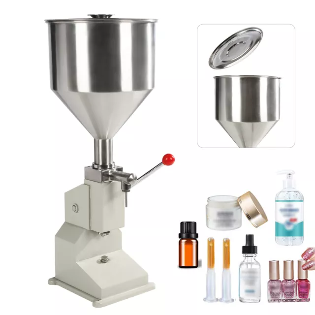 Manual Filling Machine Stainless Steel Bottle Filler For Paste Liquid Cream 50ml