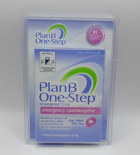 PLAN B ONESTEP Emergency Contraceptive 1.5mg 1 Tablet Exp 12/2024 21.