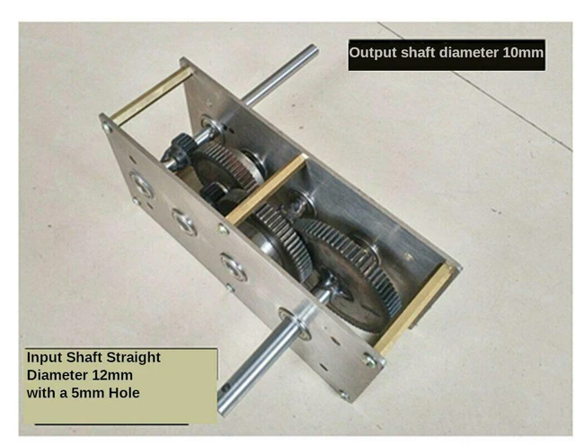 Hand Crank Generator Gear Box Wind Hydraulic Drive Diy Gear Set Gearbox Reducer