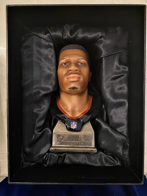 Andre Johnson NFL legend 8” Sculpture Collection Bust - Houston Texans HOF Andre Johnson NFL legend 8” Sculpture Collection Bust - Houston Texans HOF