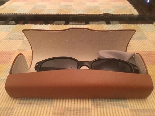 PERSOL 3145-V FULL RIM EYEGLASS FRAMES Black 53-18 145 Very Good + Case