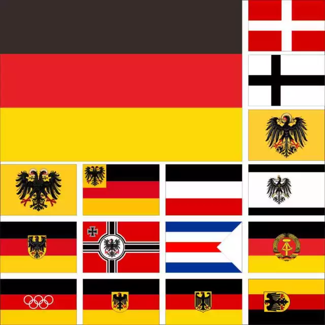 Germany Flag Teutonic Empire State Prussia Weimar Republic East Merchant War