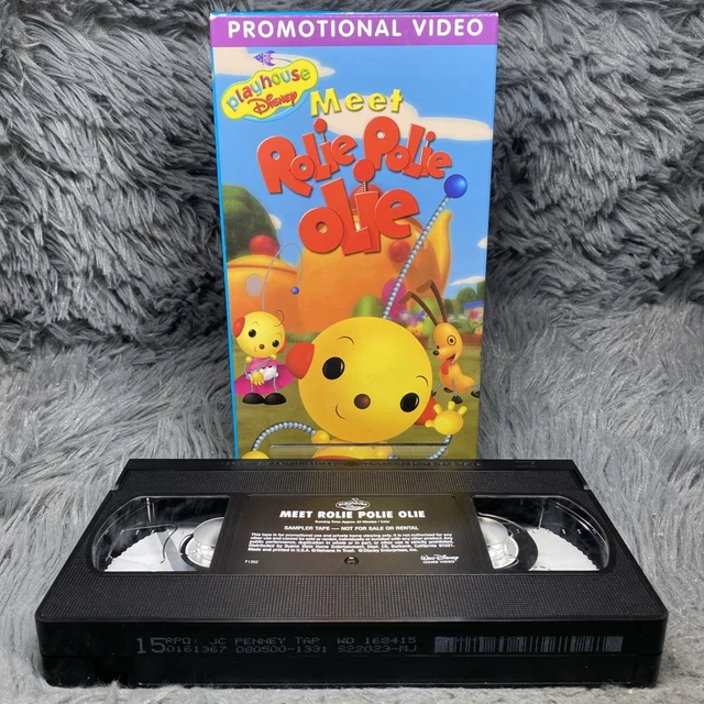 Meet Rolly MEET ROLIE POLIE Olie Playhouse Disney VHS 2000 Promotional Video Promo ...