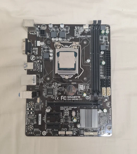 GIGABYTE GAH81MS1 MOTHERBOARD with DDR3 Support+ INTEL PENTIUM G3220
