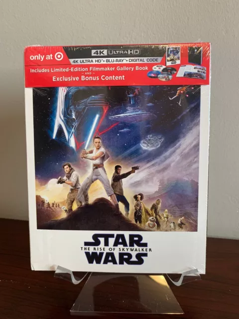Star Wars: The Rise Of Skywalker  (4K UHD+Blu-ray+Digital+Gallery Book) Sealed