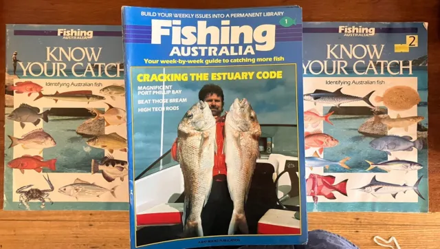 VINTAGE 1980'S FISHING Australia Magazine Lot x 57 Collectable
