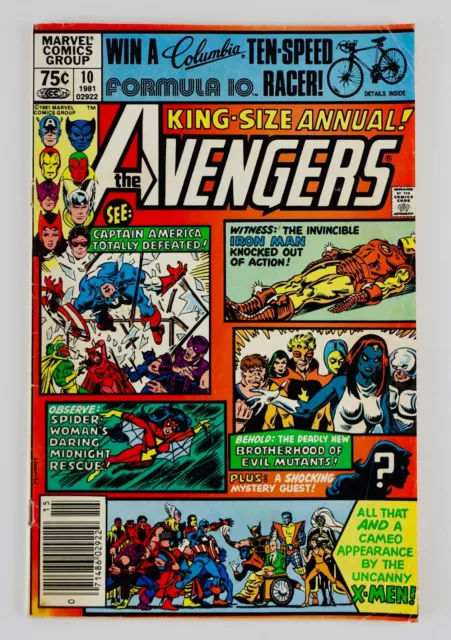 Avengers Annual #10 Newsstand First 1st Rogue Appearance 1981 No Reserve!