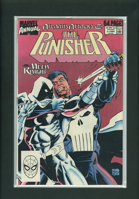 PUNISHER ANNUAL #2~Marvel Comics, 1989~1st Meeting of Moon Knight & Punisher~NM