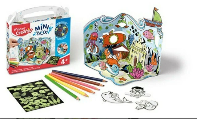 Maped Creative Mini Box - Aquarium zu färben Meeresboden wird lebendig leuchten im Dunkeln