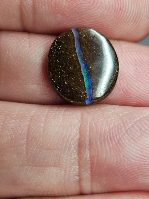 5.3cts Opalton, Natural Untreated, Polished Australian Boulder Opal