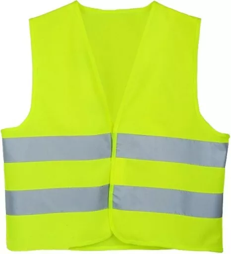 Warnweste Warnschutzweste Unfallweste Sicherheitsweste Pannenweste Gelb Neon 8XL 3