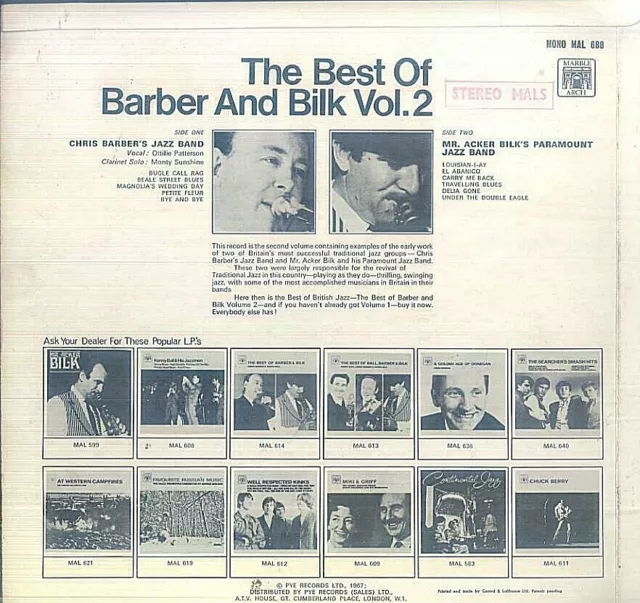 The Best Of Barber And Bilk Volume 2 2