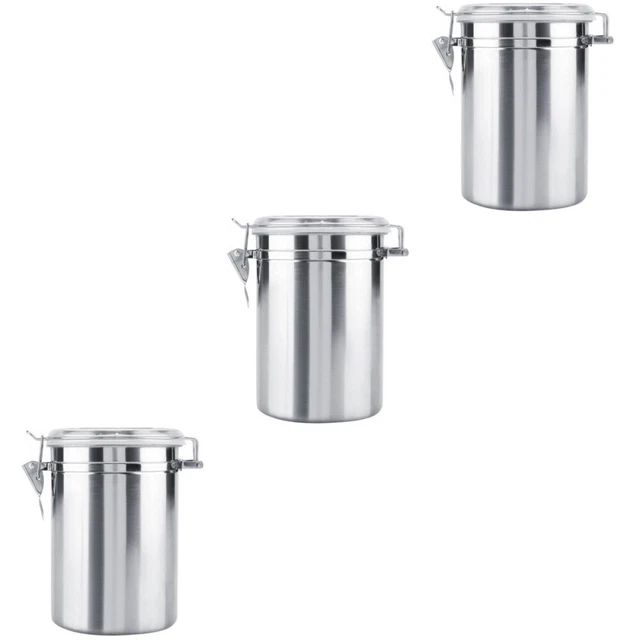 Contenitori Per Snack In Acciaio Inox Con Coperchi In Silicone - Confezione 3 Pezzi Con Motivo Unicorno, Per Bambini - 3