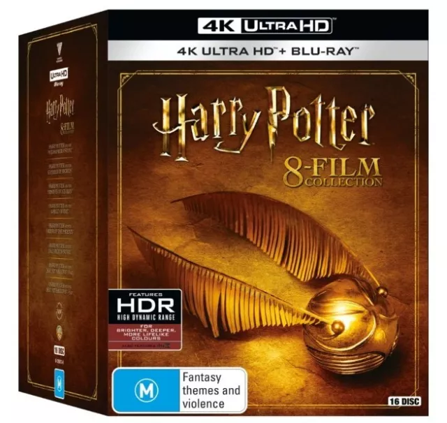 Harry Potter [ Complete 8-Film Collection ] (4K Ultra HD + Blu-ray) NEW