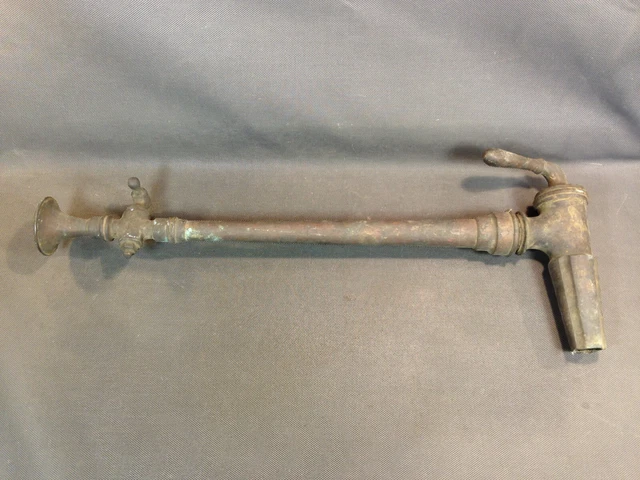 Ancienne lance incendie pompier cuivre vintage - Collection