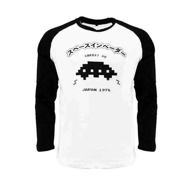 Unisex Small Gaming T Shirt Space Invaders UFO Retro Video Game Arcade Tee
