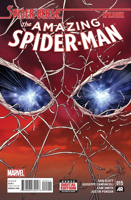AMAZING SPIDERMAN # 15 (Legacy # 748) 🕷 SPIDER-VERSE EPILOGUE / VGC 2015 MARVEL