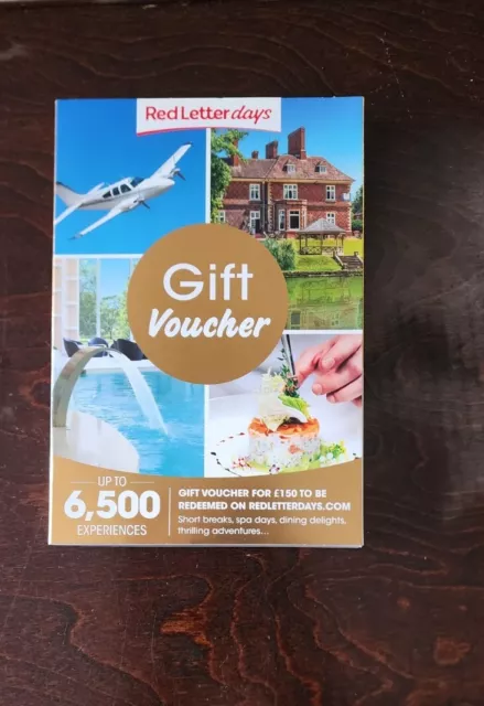 Red Letter Days Thousands of experiences choose From Brochure Only NO VOUCHER