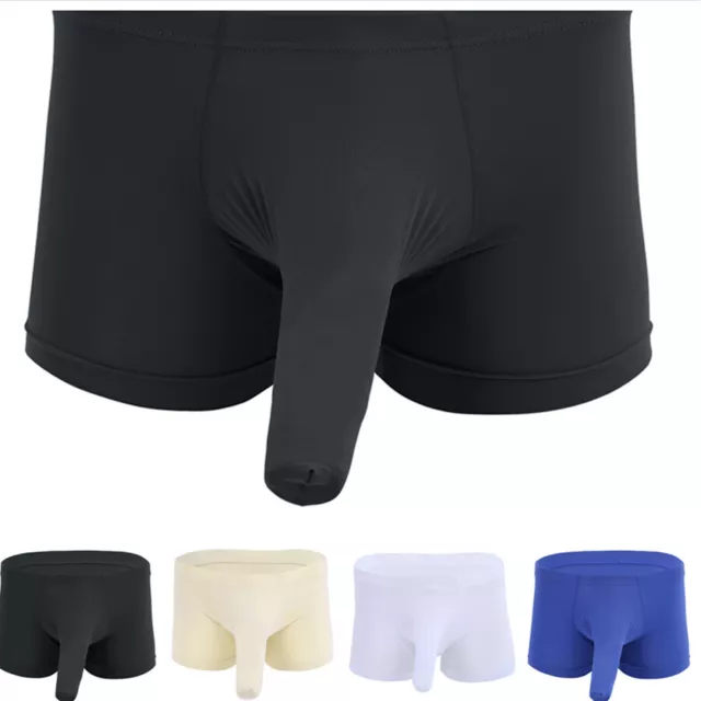 BOXER POUR HOMMES slips lingerie sous-vêtements pénis gaine shorts malles  sous-vêtements minces EUR 4,55 - PicClick FR