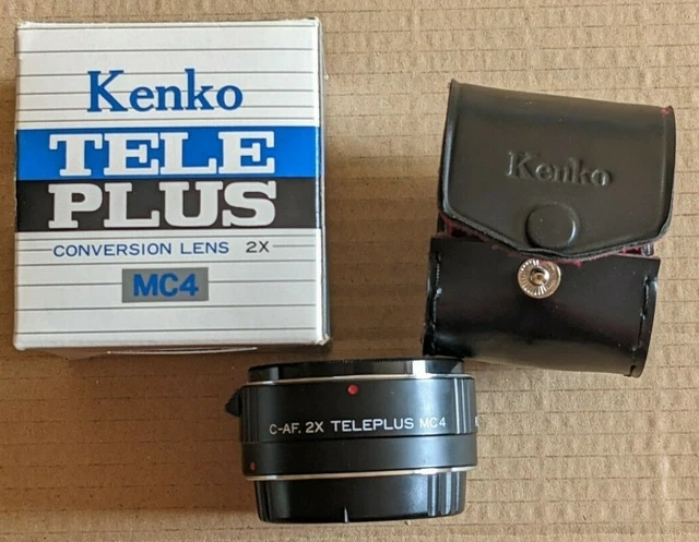 Kenko Teleplus MC4 conversion lens 2x for Canon EF EOS