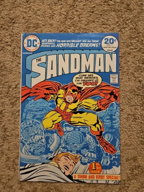 The Sandman #1 (1974, DC, Jack Kirby, Joe Simon) Bronze 1st App. Key 🗝️