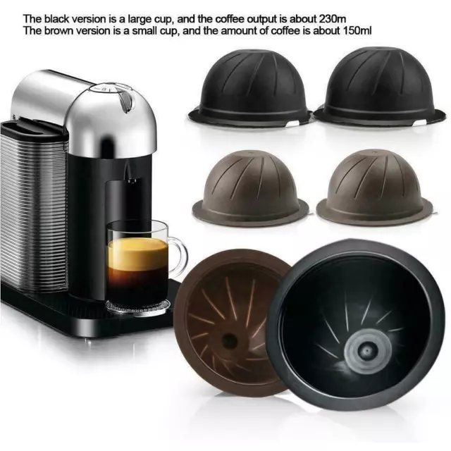 1PC Reusable Coffee Capsule For Nespresso Vertuo Vertuoline Pods Refillable^HOT4