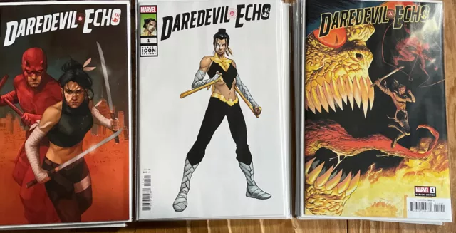Daredevil And Echo #1  Cover A B And C Set Nm Marvel Prh Comic Book 2023