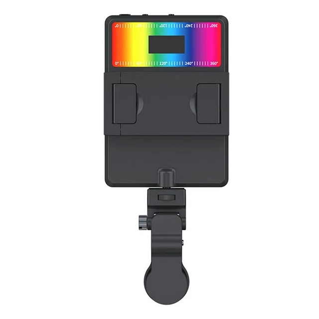Luce LED Selfie Portatile Youlisn – 2500-9000K, 3 Modalità, 10 Livelli, Batteria 2000mAh, Per Smartphone, Laptop, Trucco E Vlog