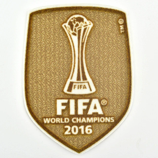 ORIGINAL PLAYER ISSUE FIFA 2016 World Champions Patch Badge for Real ...