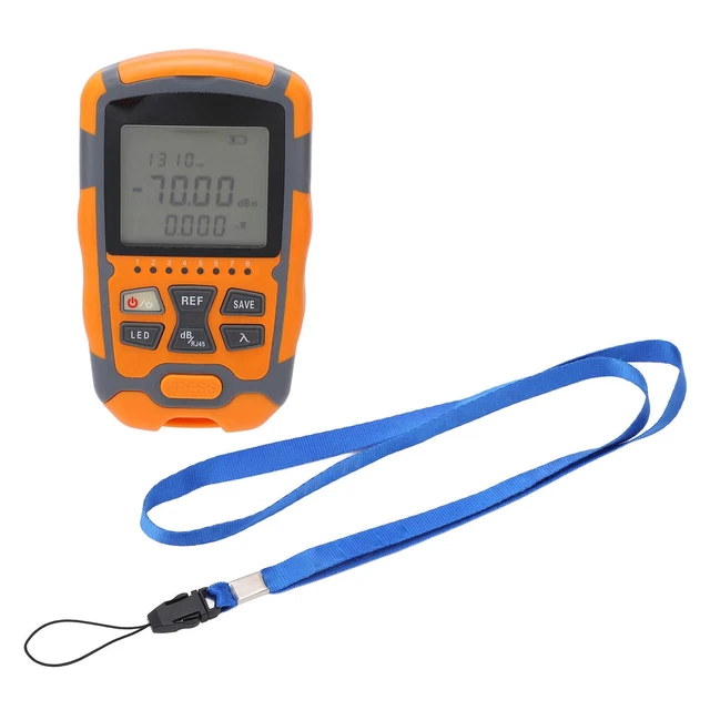 7010dbm 8501650nm Portable Handheld Optical Fiber Power Meter Mini Optical Power