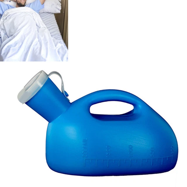 2000 ml capacità orinatoio uomo ampia apertura copertura antiversa comoda maniglia