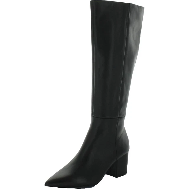 Steve Madden Womens Forrest Black Knee-High Boots Shoes 9 Medium (B,M) BHFO 0404