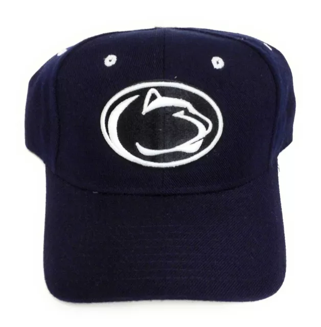 Penn State Navy Blue Zephyr NCAA Nittany Lions PSU Baseball Fitted Hat Cap