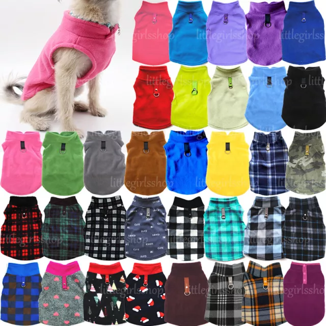 Abbigliamento Invernale Caldo Per Cani Giacca In Morbido Pile Cappotto Per ▼