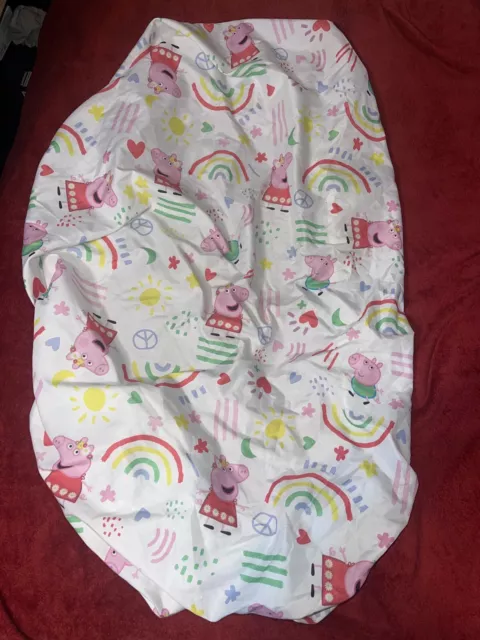 Peppa Pig Fitted Crib Sheet Toddler Bed Sheet
