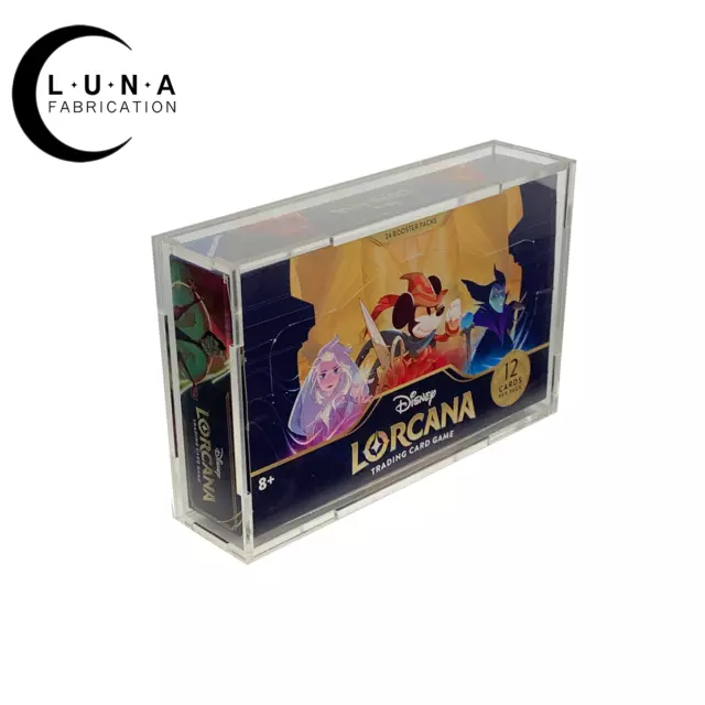 Acrylic Display case for Disney Lorcana The First Chapter Booster Box