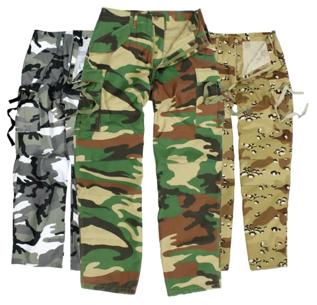 M65 Trouser Army Combat Military Work Cargo Baggy Fitting Pants Camo Desert New