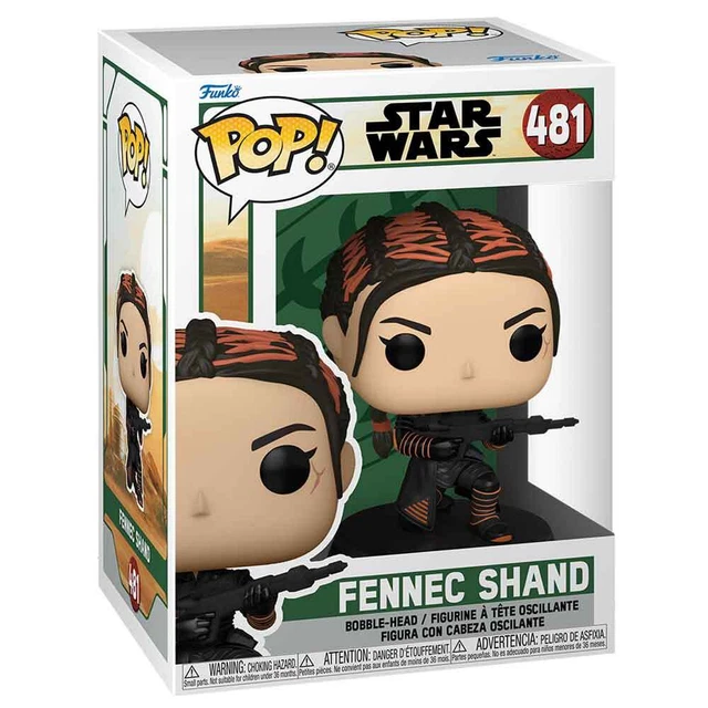 Funko Pop Star Wars Fennec Shand The Book of Boba Fett Bobble-Head Figure 481