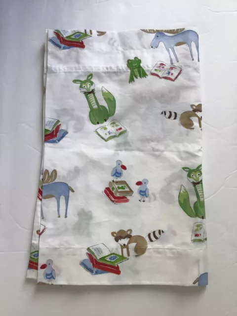 Custom Valance Woodland Animals Book Bedtime Stories Pottery Barn Kids 80 x 16.5