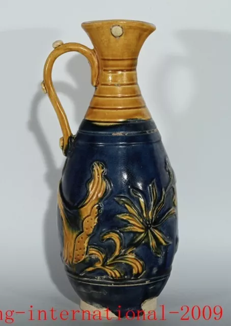 China Tang Dynasty tangsancai Pottery porcelain premium flowers grain bottle pot
