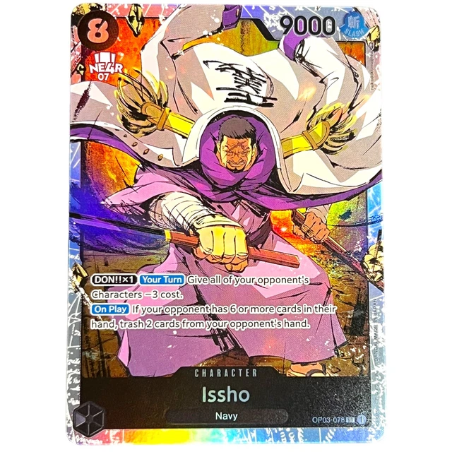 ONE PIECE TCG Pillars Of Strength Issho OP03-078 SR Near Mint $7.99