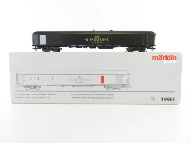 (JOS122) Märklin 49981 H0 AC Schimmel Ausstellungswagen, Digital, Sound, OVP