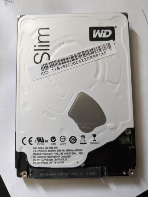 Western Digital WD Blue WD10SPCX 2.5" 1 TB Internal Hard Drive