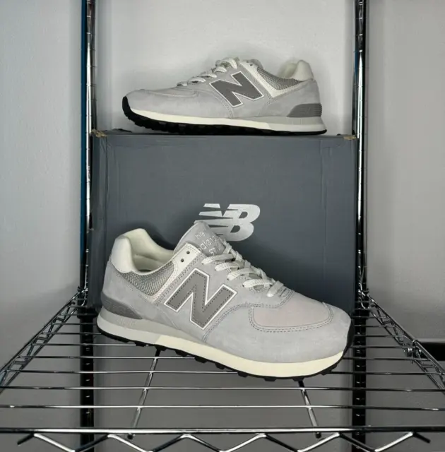 Men's 12US - New Balance 574 'Rain Cloud White' U574AL2