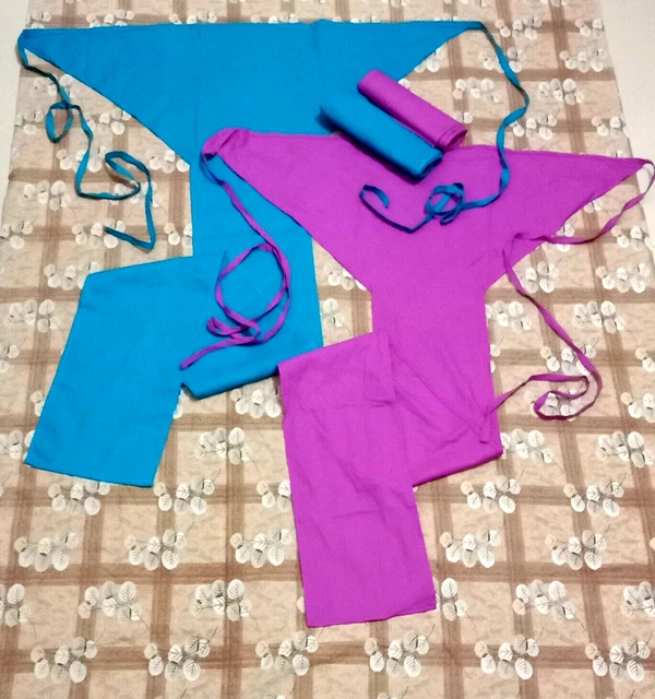 2 Pair  New  Pure Cotton Langota / Langoti Underwear Kaupin Blue & Pink  Sports