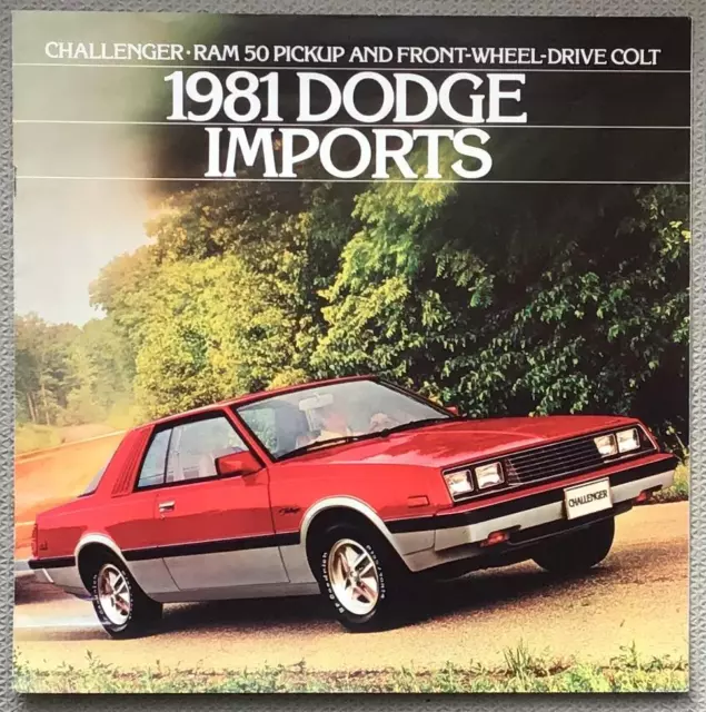 DODGE IMPORTS RANGE LF USA Car Sales Brochure 1981 #81-205-1006 8/80 (550M)