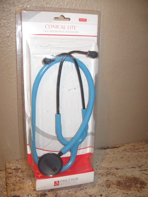 Prestige Medical Clinical Lite Blue High Performance Stethoscope Model S121 NEW