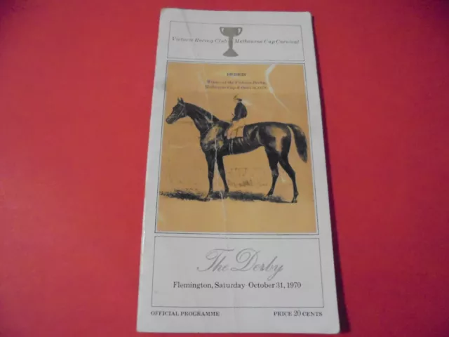 1970 Vrc Derby Race Book