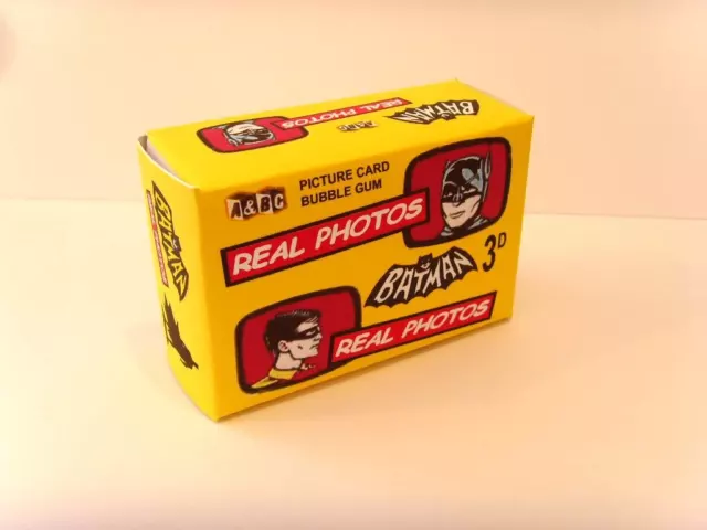 BATMAN - A&BC 'Real Photos'  - Superb custom picture/ gum cards display box.